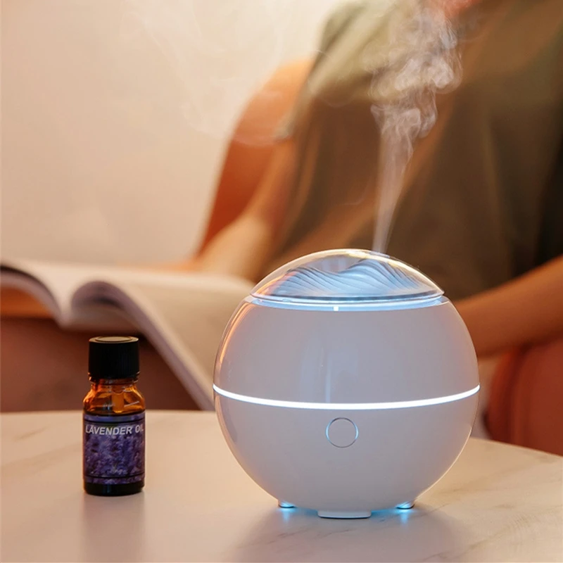 USB Aromatherapy Essential Oil Diffuser Ultrasonic Air Humidifier with LED Lamp Home Room Fragrance Aroma Humidificador Difusor