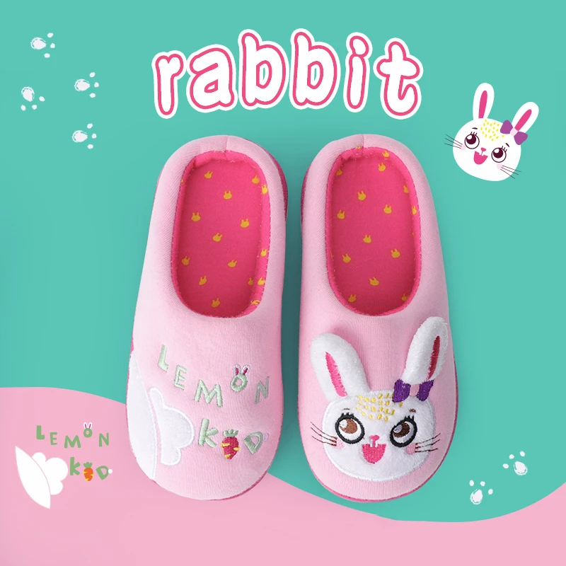 Pantofole in cotone per bambini ragazzi inverno Indoor Cute Unicorn Dinosaur Home Shoes bambini ragazzi pantofole calde antiscivolo