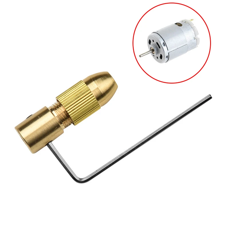 SHENHAOXU 8pcs 0.5-3mm di alta qualità piccolo trapano elettrico pinza MicroTwist trapano mandrino in rame Set con chiave a brugola