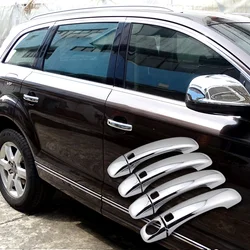 4Doors Car exterior accessory Chrome Door handle cover auto door trim Cap shell for AUDI Q7 2006-2014