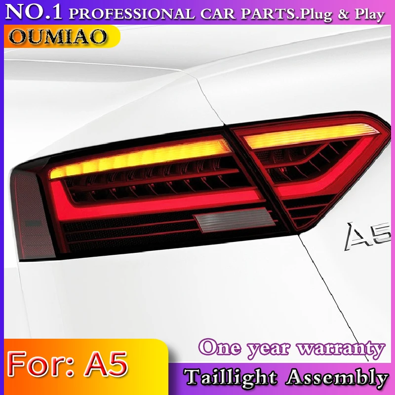 New Tail Lamp For Car Audi A5 2010-2016 A5 Tail Lights Led Fog Lights DRL Day Running Light Tuning Car Accessories