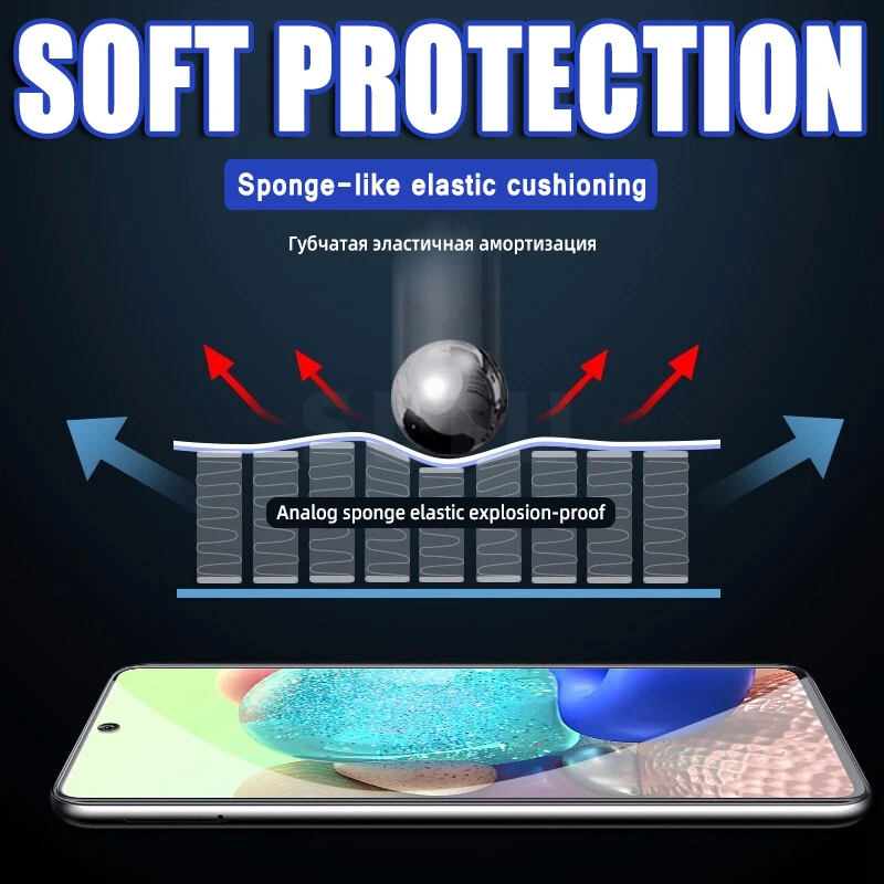 100D Hydrogel Film For Samsung A51 Screen Protector Note 20 Ultra10 Lite Galaxy S20 FE A50 A71 S10 Plus S10E A11 A10 A70 Glass