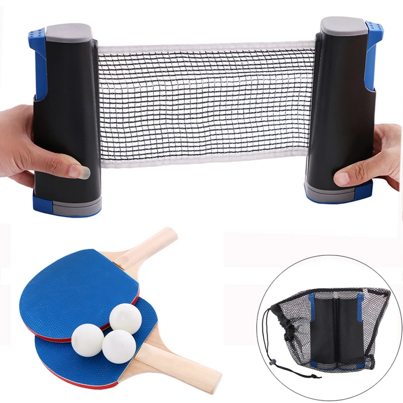 

Table Tennis Racket Set Ping Pong Paddle Board 3 Game Balls Professional Training Recreational Racquet Kit For Adult Children