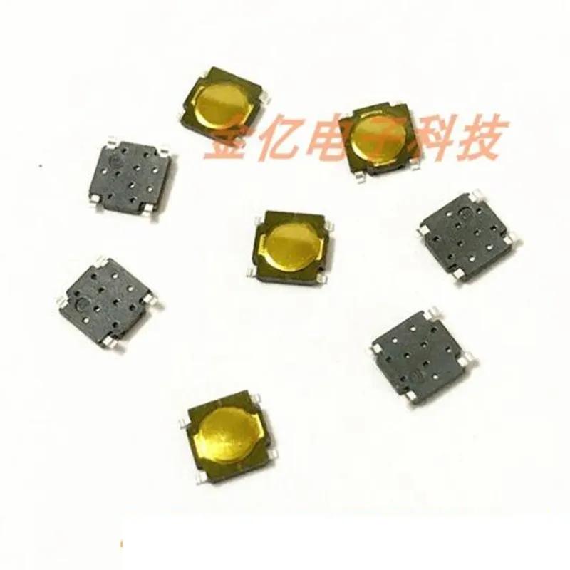 10pcs/lot 4.5*4.5*0.55mm SMD Tactile Push Button Switch Micro Switch 4pin 4.5x4.5x0.55 4.5 * 4.5 * 0.55 mm