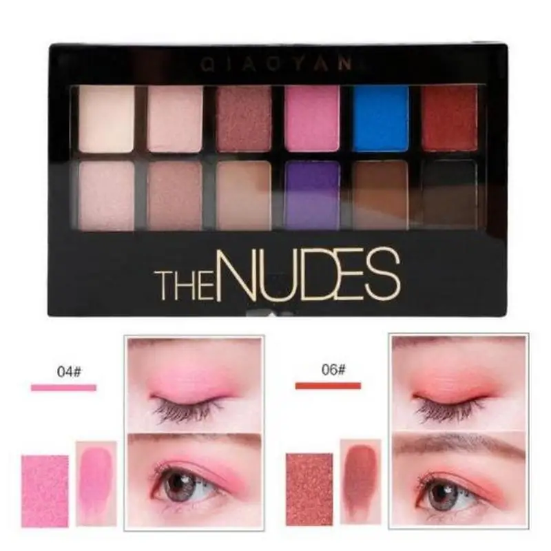 Cosmetic Matte Eye Shadow 12 Colors Make Up Set Nudes Pallete Eyeshadow Palette Brighten Drop Shipping Wholesale