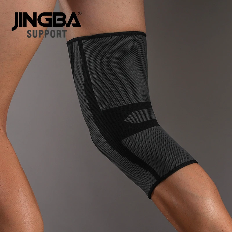 JINGBA SUPPORT 1 pair Elastic Nylon knee protector knee pads basketball for sports volleyball knee brace support joelheira