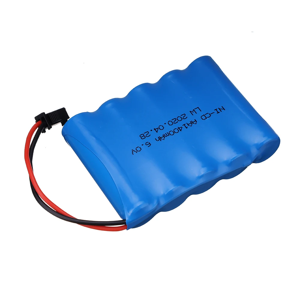 6v 1400mah NiCD Akku Für Rc spielzeug Autos Tanks Lkw Roboter Boote Pistolen batterie ersatzteile 6v AA Batterie SM/JST/EL-2P/Tamiya stecker