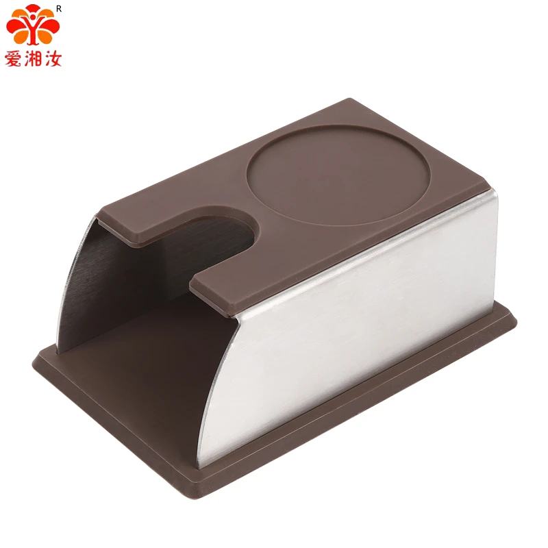 

Aixiangru Tamping Station Coffee Pressed Powder Pedestal Barista Coffee Tamper Holder Espresso Tampering Rack Coffee Accessories