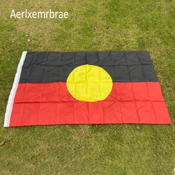 aerlxemrbrae flag 90x150cm Australian Aboriginal Flag Home Decoration flag