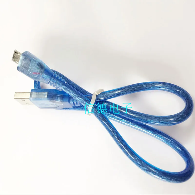 USB cable Blue MicroUSB data cable MK5P mobile phone charging cable length 50CM