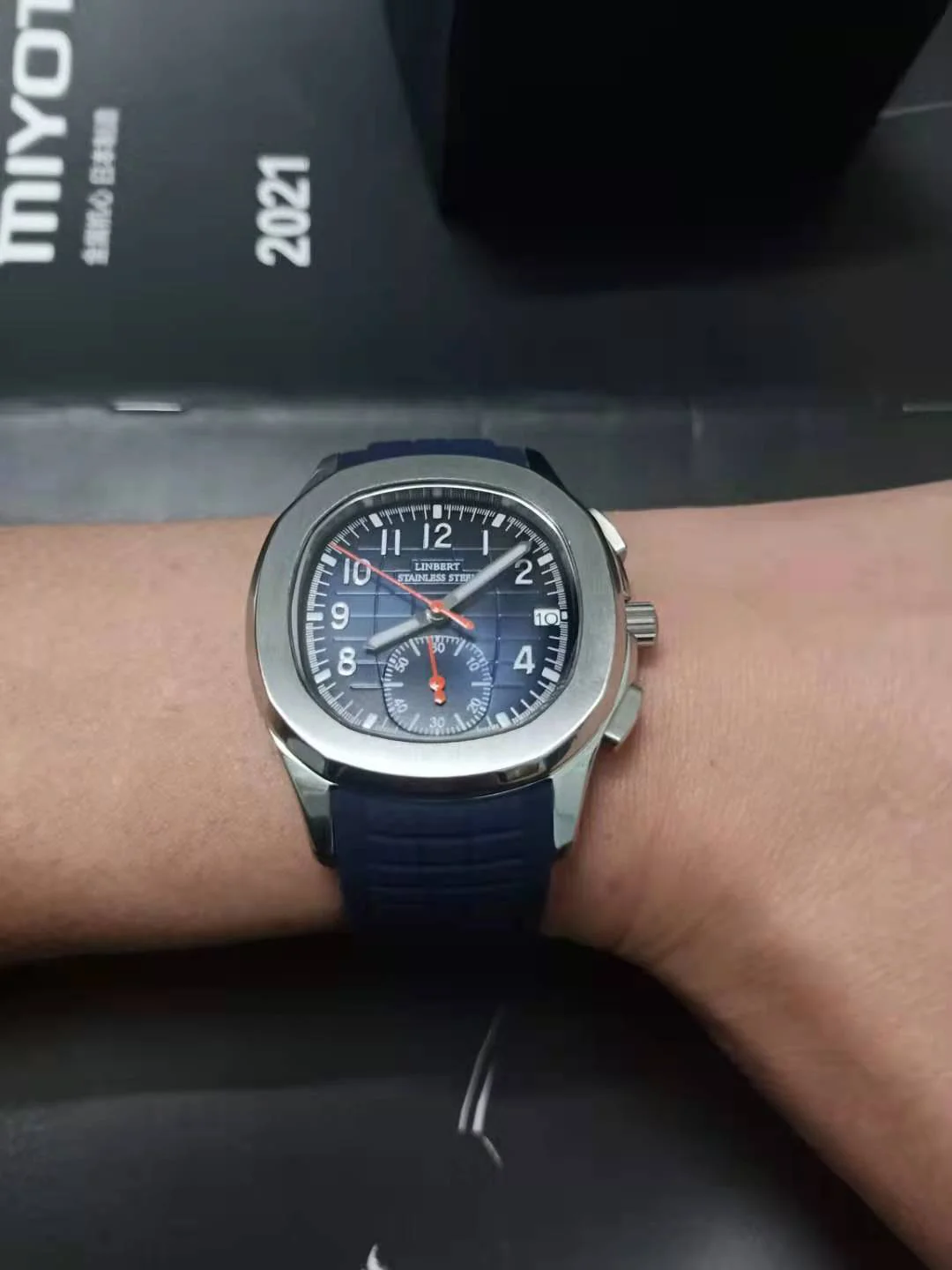 2026 LINBERT Men's Watch Top Luxury Brand Relógio Sapphire Waterproof Quartz Watch Men's Fashion Sport 316 Steel Watch