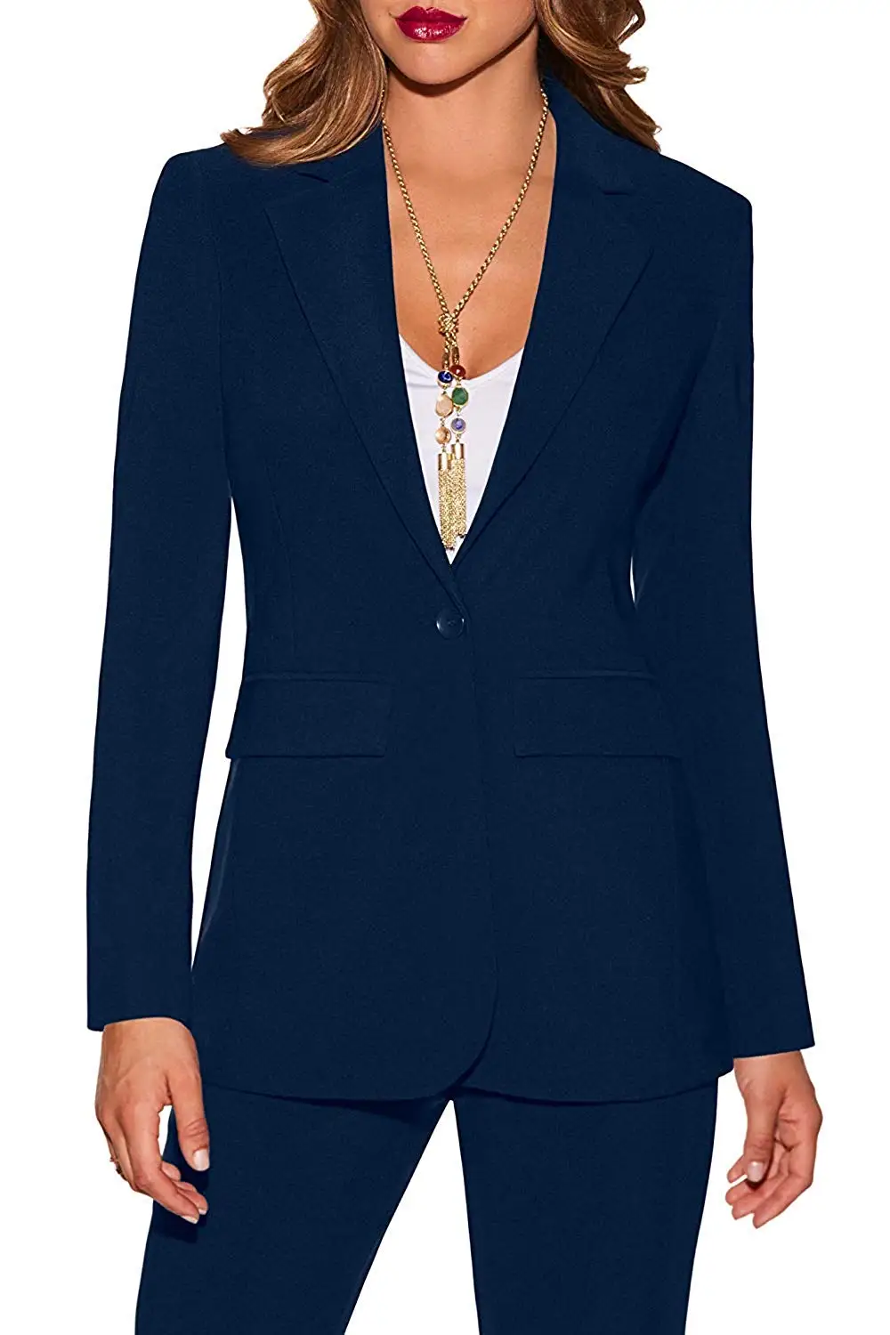 Women's Business Suits 2 Piece Sets Turn Down Collar Autumn Fashion for Ladies Office Outwear Suit for Women (blazer+pant)