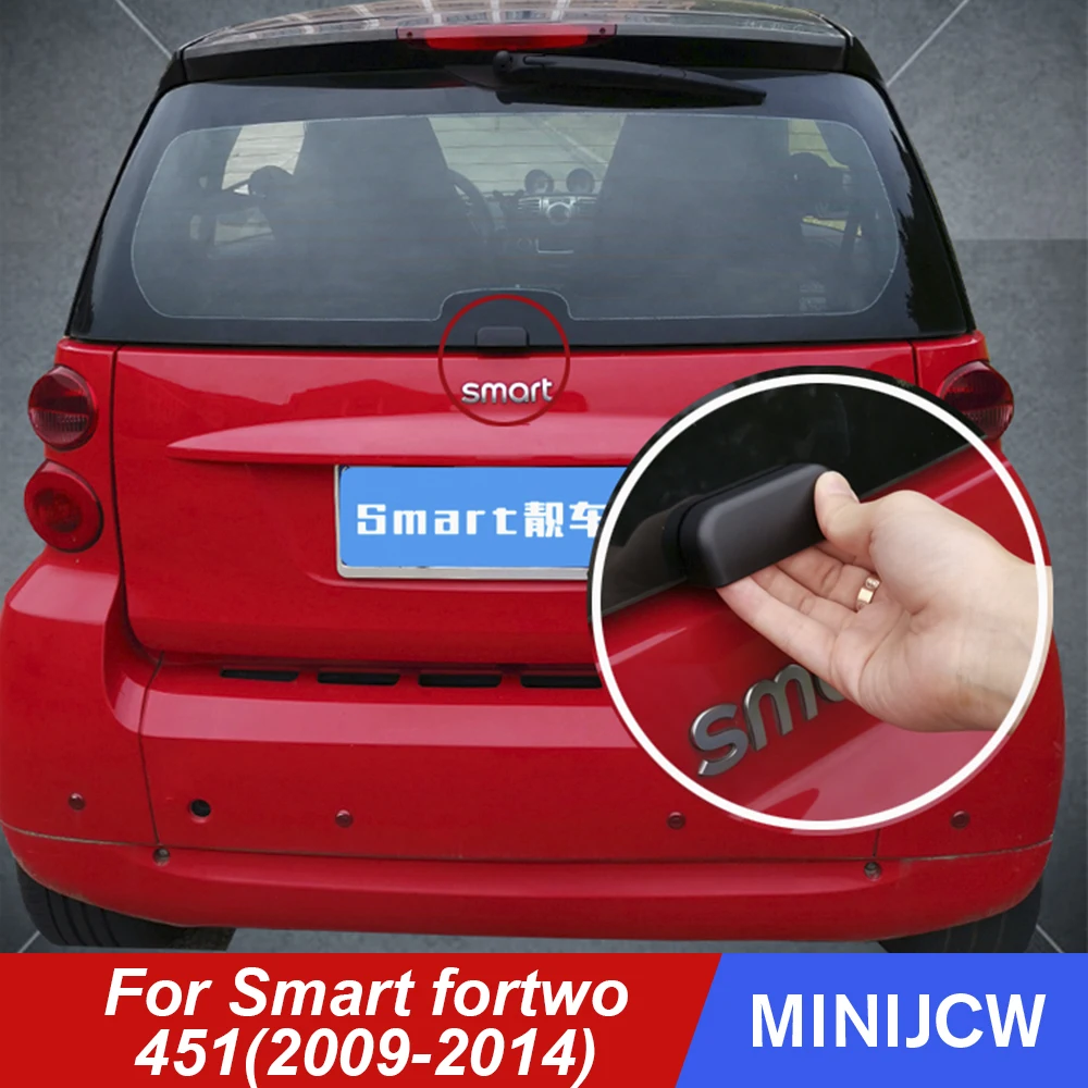 مانع صدمات خلفي للسيارة الجذع مقبض الباب الخلفي ملصق مقبض مساعد الديكور الخارجي لملحقات السيارة القديمة الذكية fortwo 451