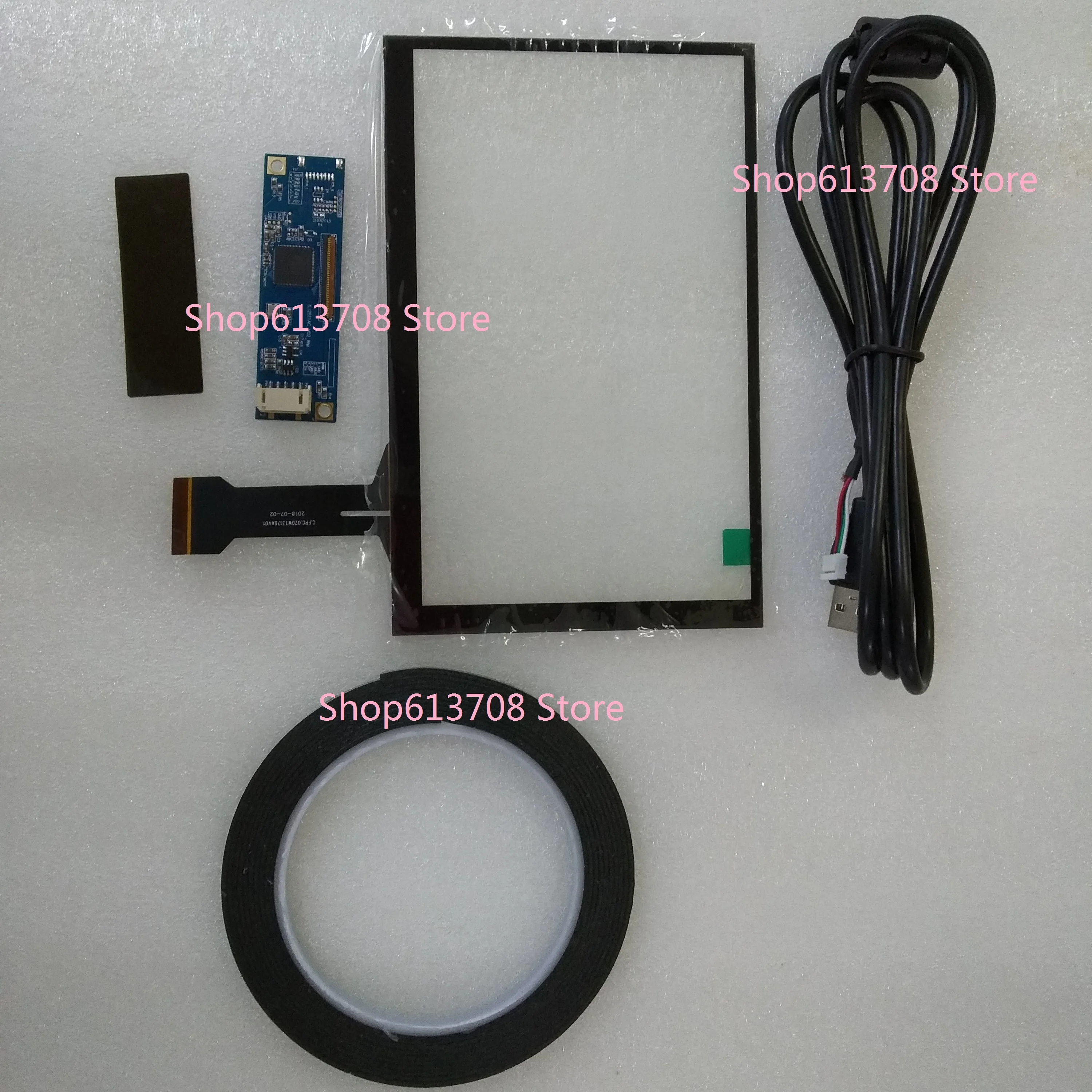 Controlador capacitivo universal do usb do painel de toque para o lcd conduziu a tela de 7 polegadas 16:10