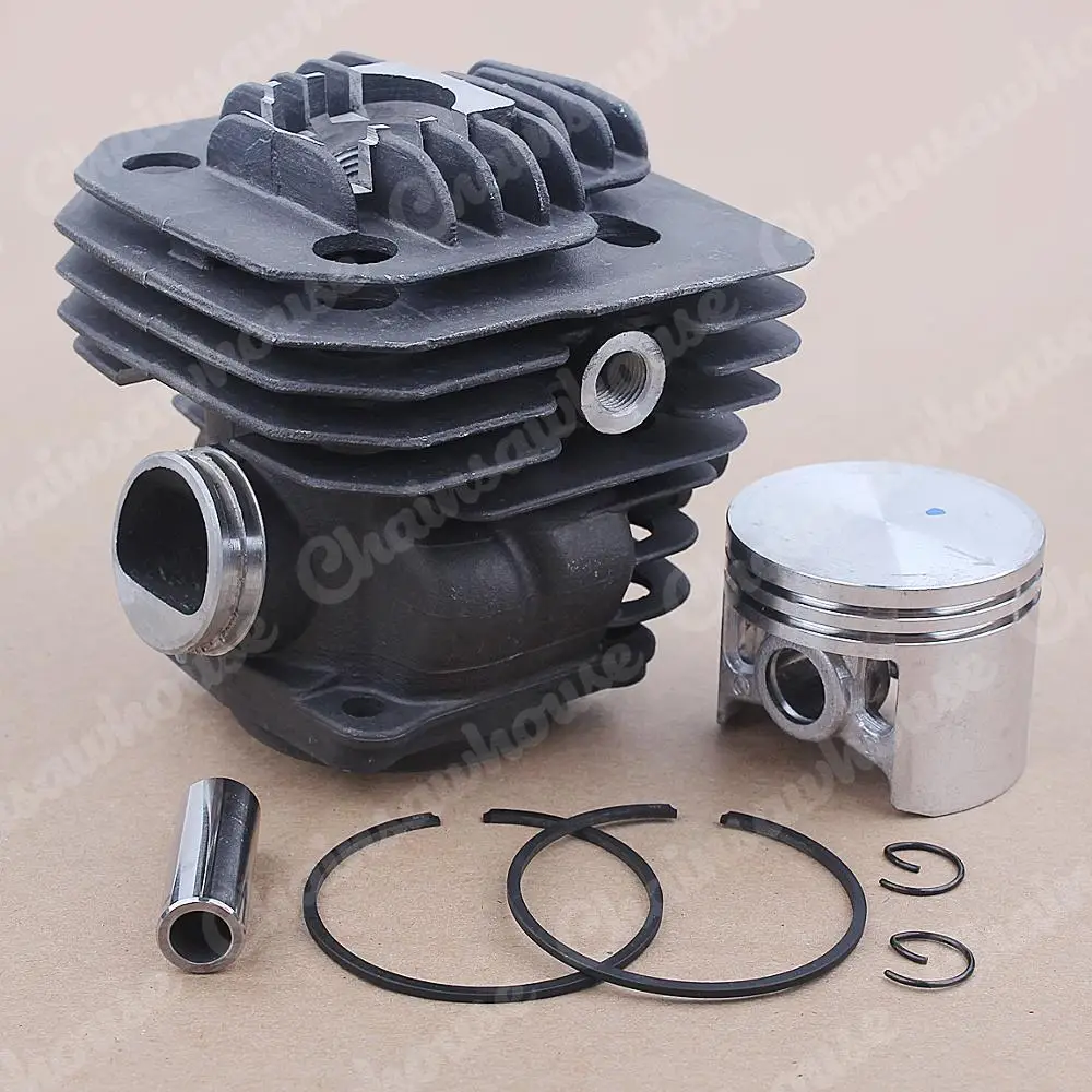 Kit pistone cilindro 48mm per Oleo-Mac 956 Efco 156 Emak 395023 motosega OEM 50012095 w anello anello anelli elastici muslimah