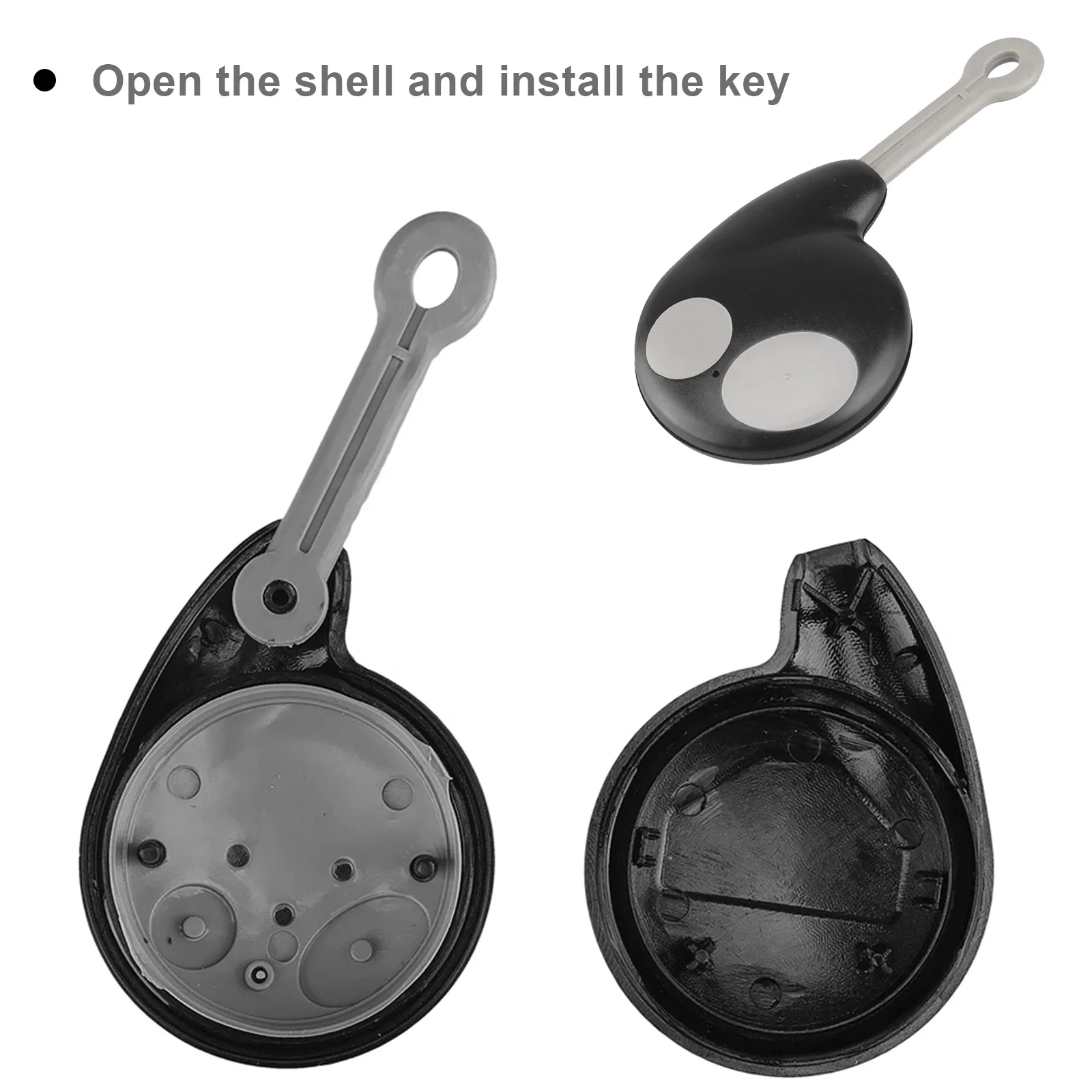 Replacement Remote Smart Key Shell Fob Case 2 Button Keyless Entry For Toyota For Cobra Alarm 7777 1046 3196 No Battery