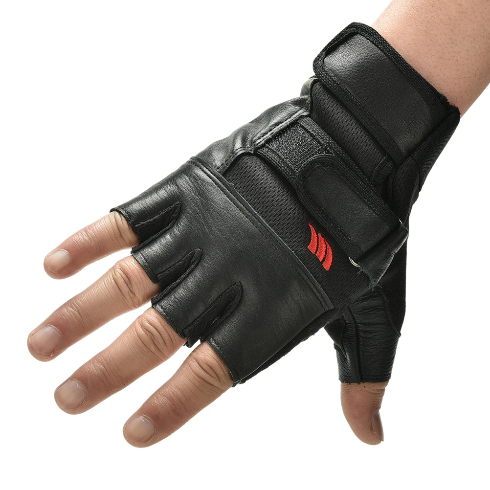 Men Weight Lifting Gym Exercise Training Sport Fitness Sports Car Leather Gloves