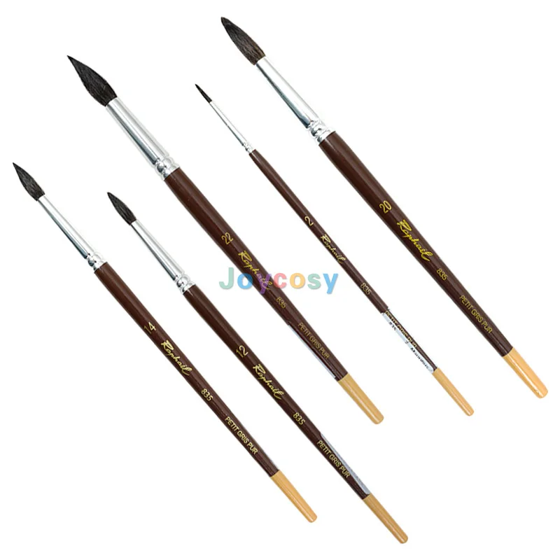 Pinceau - Raphael - Petit Gris Pur 0 - Gris - 1 Lot - Mixte - Beaux-Arts et Loisirs