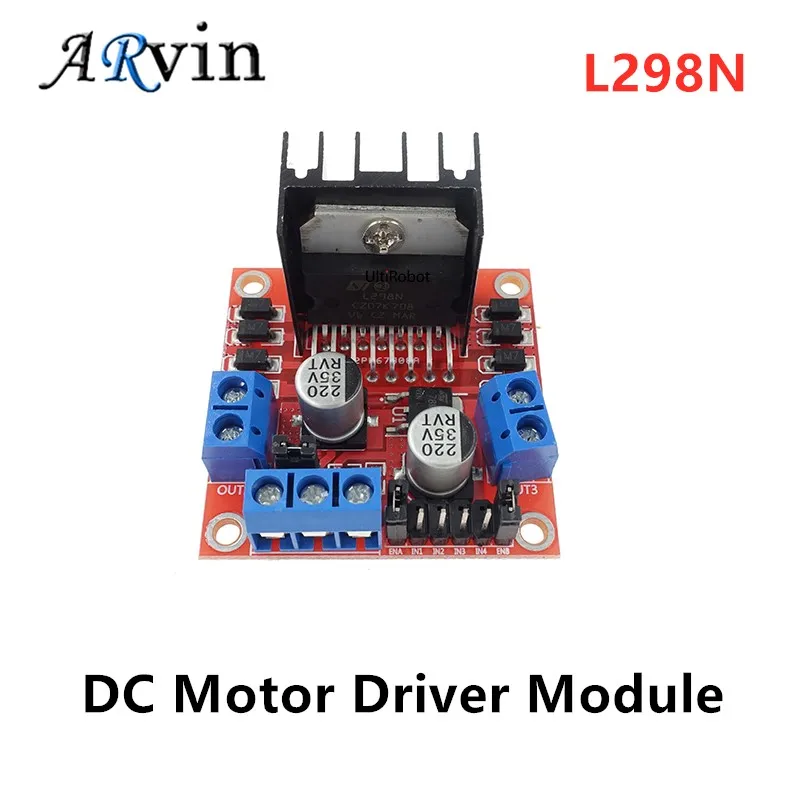 L298N Driver Board Module L298N Stepper Motor Smart Car Robot Breadboard Peltier High Power L298 DC Motor Driver for Arduino