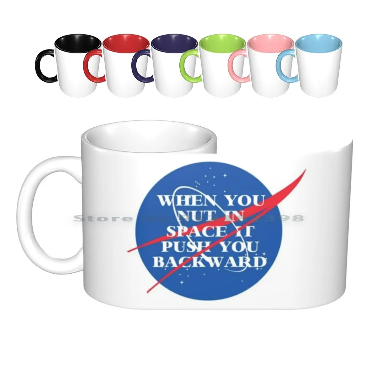 

Когда U Nut In Space керамические кружки, кофейные чашки, кружка для молока и чая Mbmbam Mcelroy Space, креативные трендовые винтажные подарочные чашки для бутылок