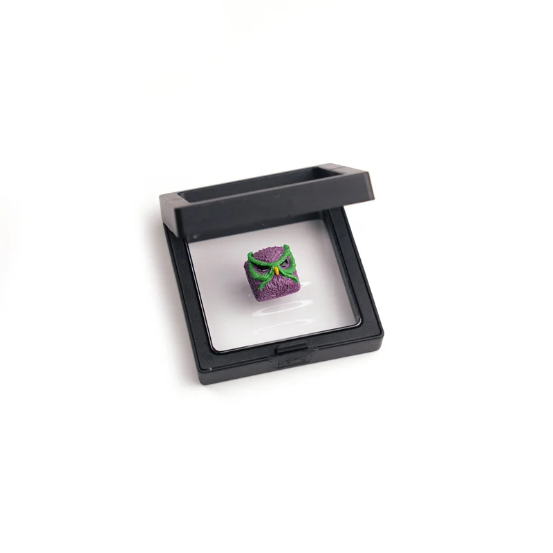 OWL Modelling Artkey Original Resin Keycaps Artisan Print Keycap 1X Manual Customized Stereoscopic Relief Keycaps For DIY Keycap