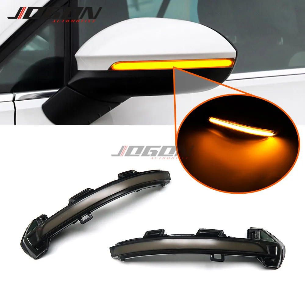 LED Dynamic Sequential Side Mirror Blinker Indicator For VW Volkswagen Golf 8 MK8 GTI R GTE GTD 2020 2021 Turn Signal Light