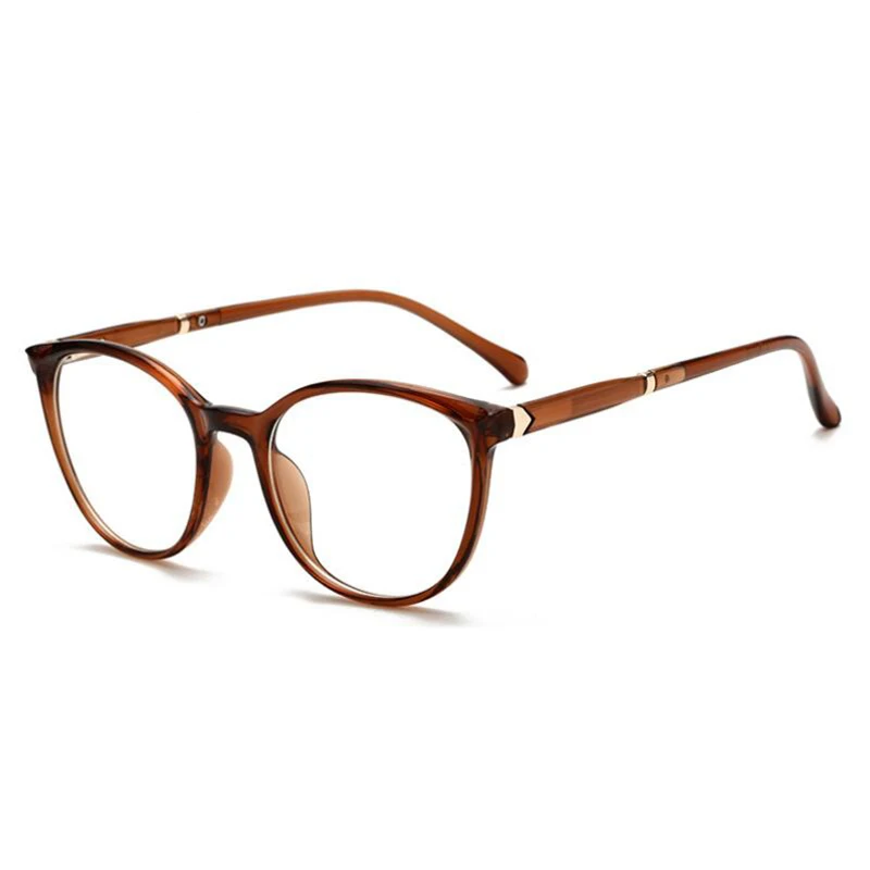 Leopard Frame Blue Light Blocking Women Cat Eye Prescription Glasses For The Nearsighted Computer Eyewear 0 -0.5 -0.75 To -6.0