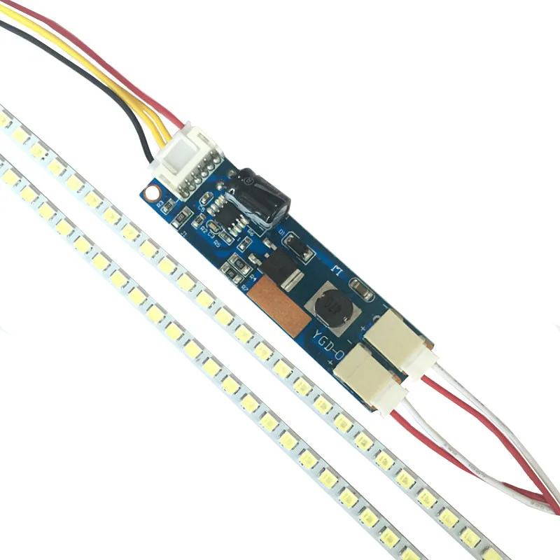 Комплект для обновления светодиодсветильник фонарей 445 мм, регулируемая светодиодная подсветка для ЖК-монитора 15-20 дюймов, универсальная подсветильник ка
