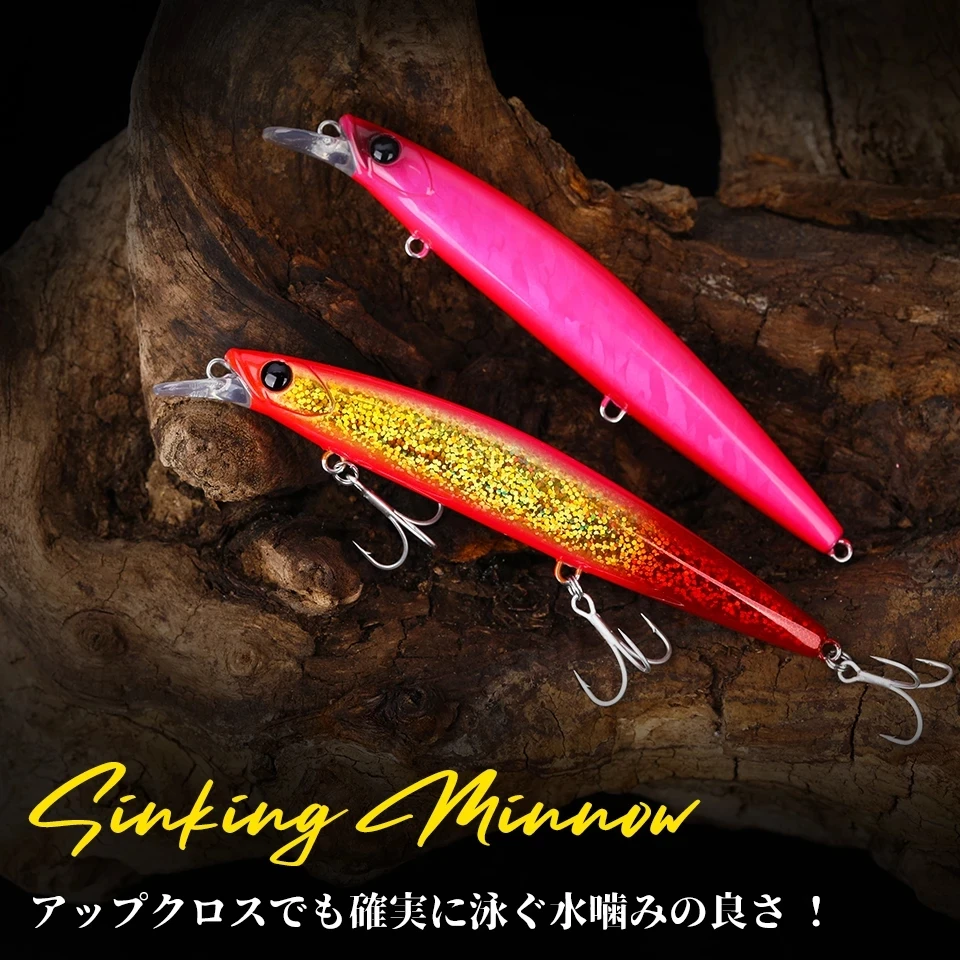 TSURINOYA 135S Señuelo Hundido Lubina - Spinning Salina - imagen 3