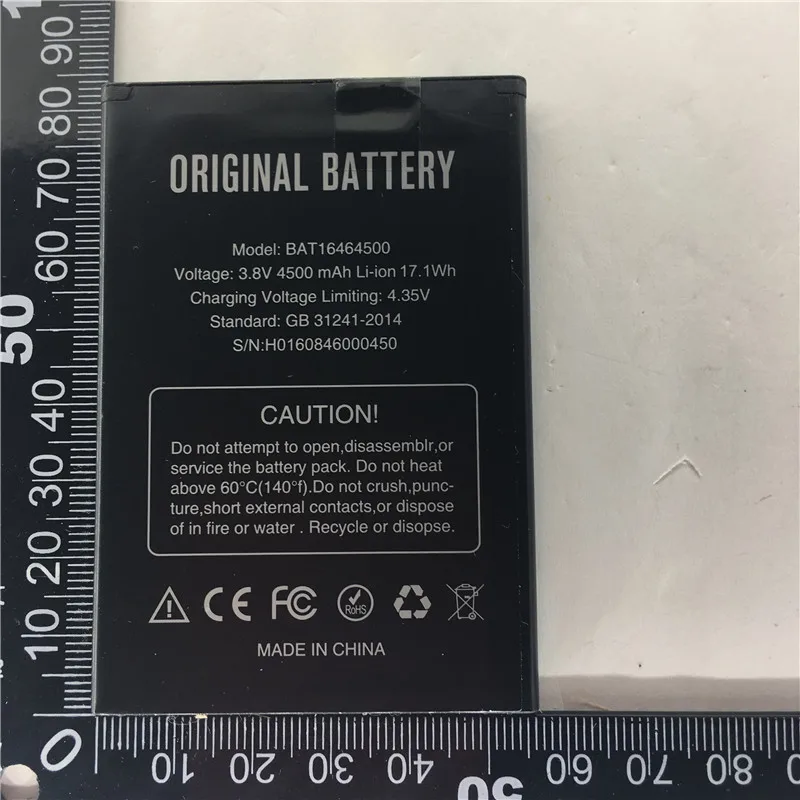 2023 production date for DOOGEE T5 battery 4500mAh Long standby time High capacity for DOOGEE T5 battery