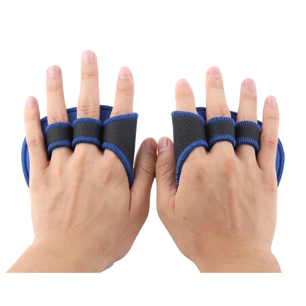 Weight Lifting Training Gloves Fitness Sports Body Building Gymnastics Grips Gym Hand Palm Wrist Protector Gloves