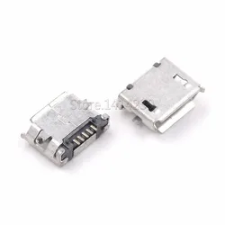 10Pcs Micro USB Type B Female 5Pin SMT Socket Jack Connectors Port PCB Board