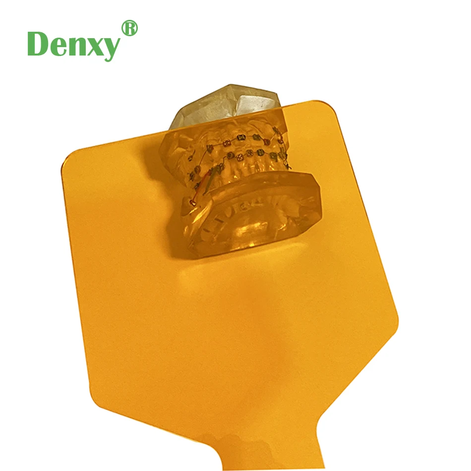 Denxy 1pc Dental Shield Plate Hand-held Eye-protective Board Curing Light Teeth dental plate board Filter Paddle dntist tools