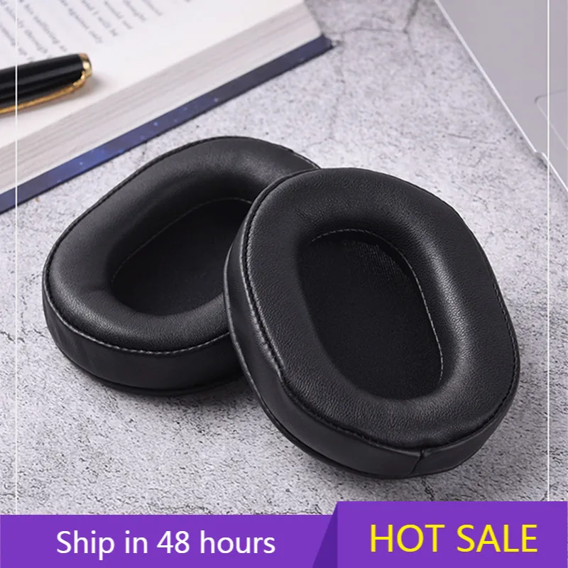 

Replacement Sheepskin Leather Foam Ear Pads Cushions for Audio-Technica ATH-MSR7 ATH-M50x for SONY MDR-7506 MDR-V6 9.17