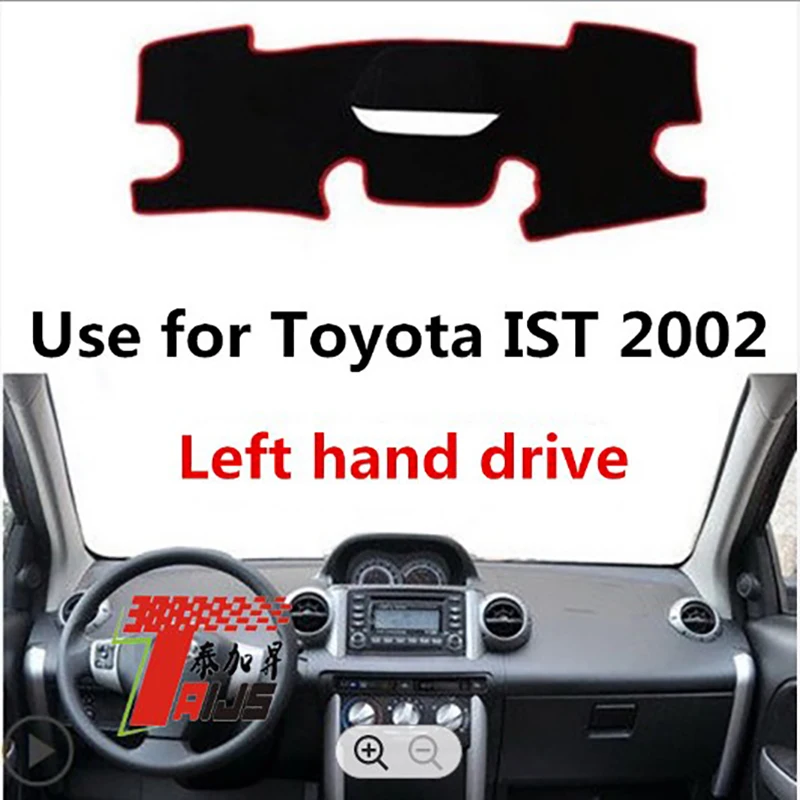 

TAIJS Factory articles para autos Polyester Fibre Car Dashboard Cover For TOYOTA IST Left Hand drive