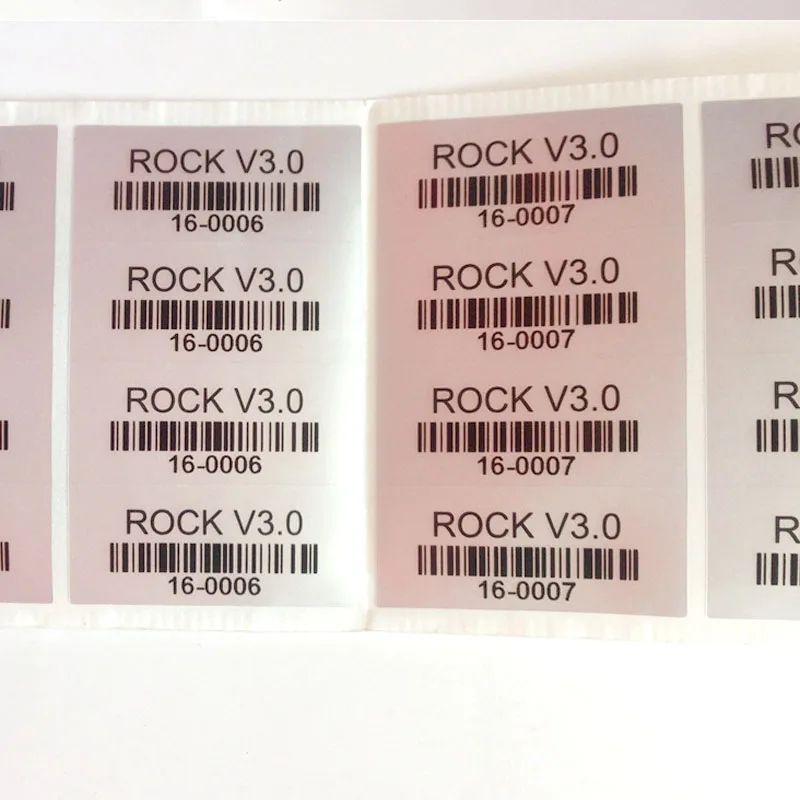 1000pcs 36x15mm Custom Printing Barcode Labels Serial Number QR Code Water Oil Proof Packaging Sealing Stickers