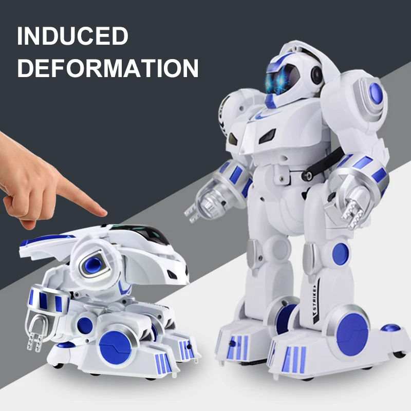 2.4G Afstandsbediening Vervorming Robot Intelligente Programmering Lied Modus Engels Onderwijs Kinderspeelgoed Kerstcadeau