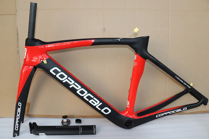 PRIME-Carbon Bike Frame, Carbon Road Bicycle Frame, Black, Red, P04 Color