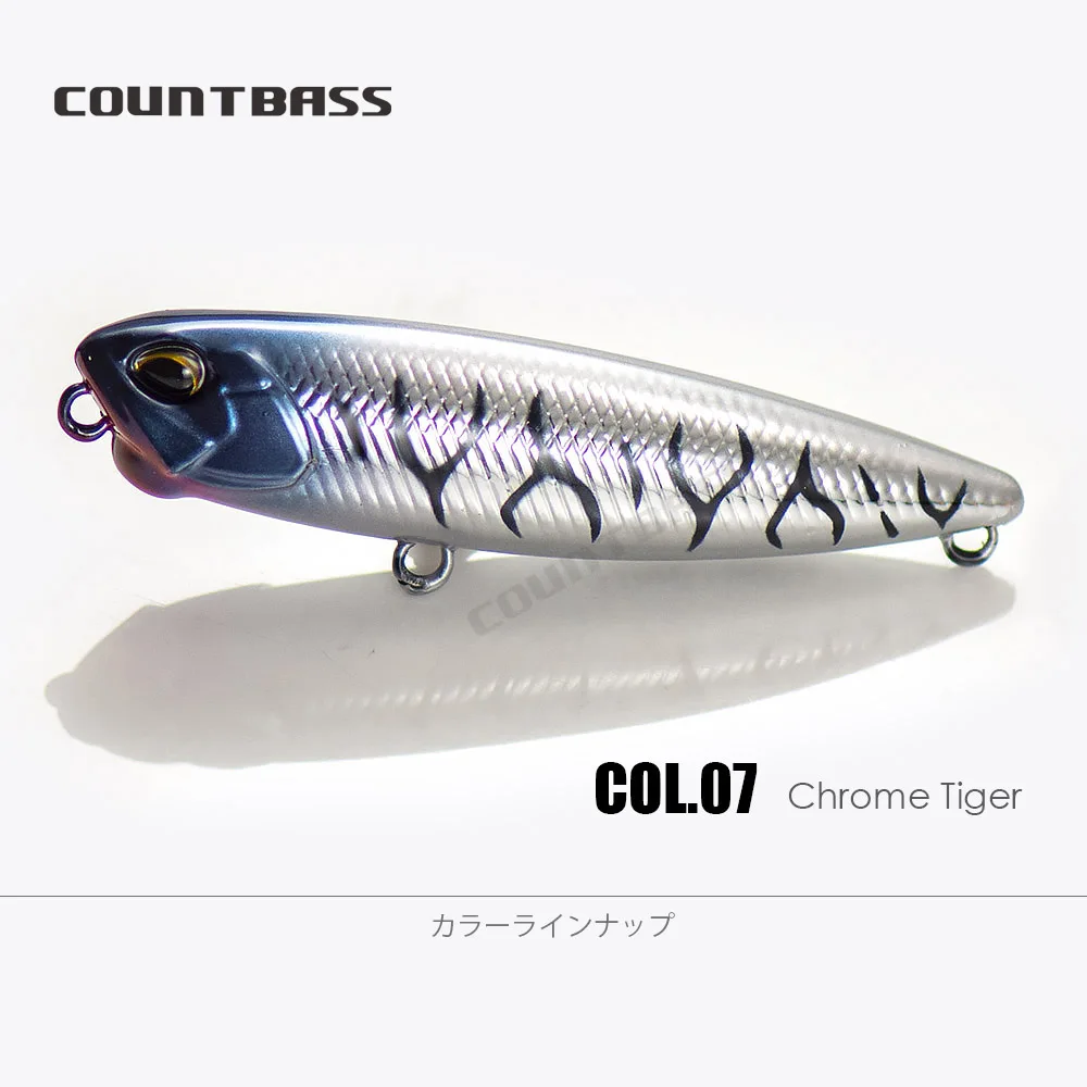 COUNTBASS Walking Baits 65 mm 85 mm 100 mm Topwater Angelköder Floating Stick Wobbler Leurre de Surface Plug Angler's Tackle