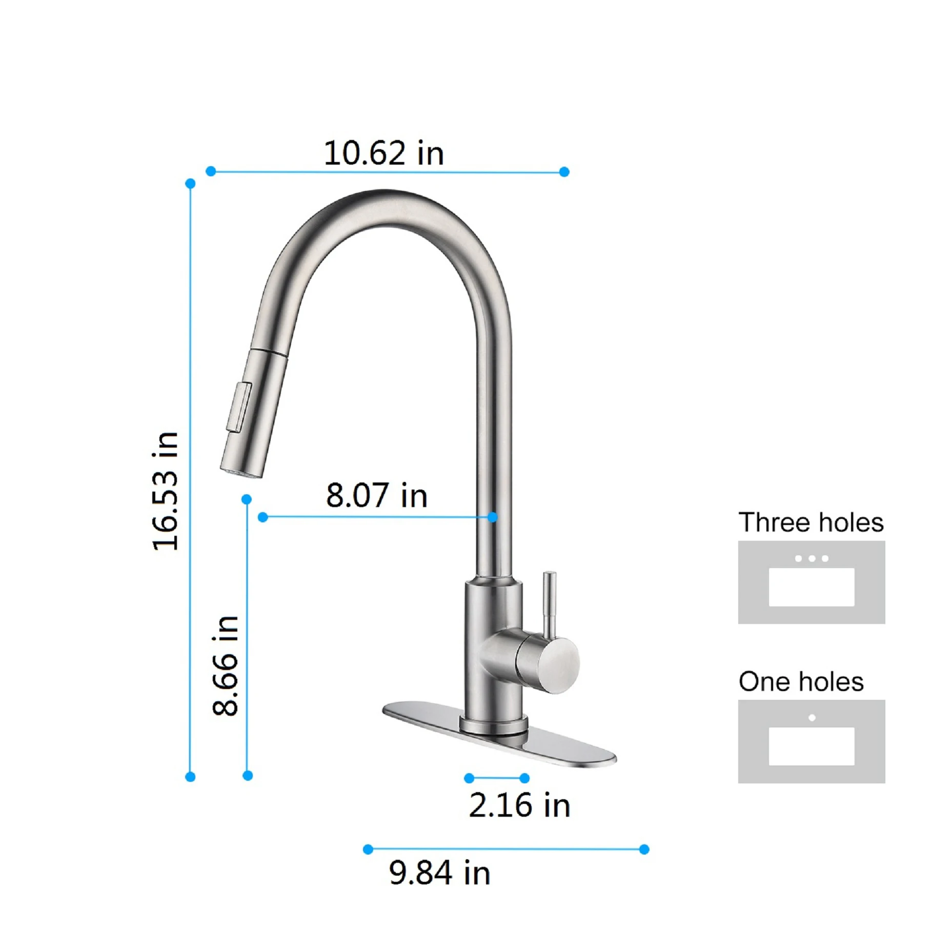 3 Color Pull Out Black Sensor Kitchen Faucets Stainless Steel Smart Induction Mixed Tap Touch Control  Single Handle Sink Tap