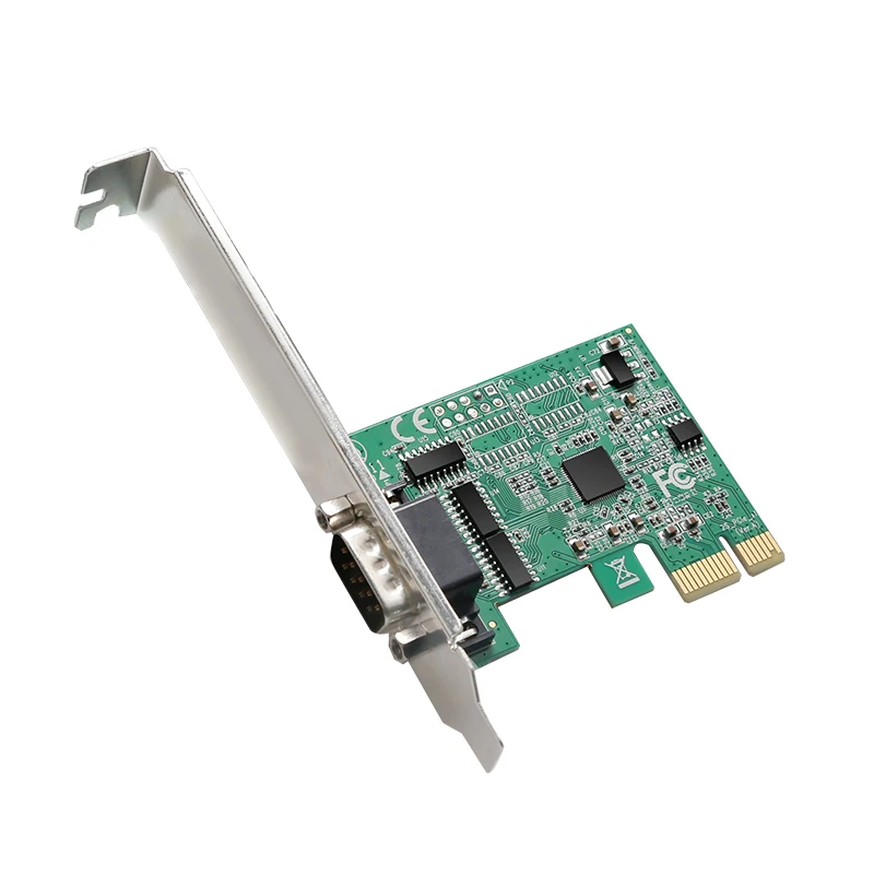 DIEWU PCIe Serial Card RS232 RS-232 serial Ports and Connectors COM Expansion card High quality with Chip AX99100B