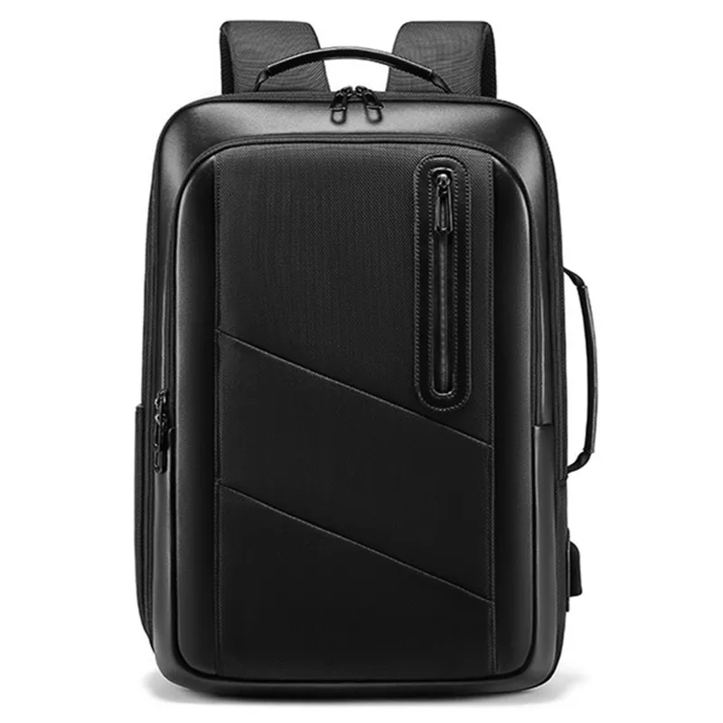 Business computer bag extended 15.6 inch laptop tablet keyboard travel backpack scalable waterproof mobile phone charging port