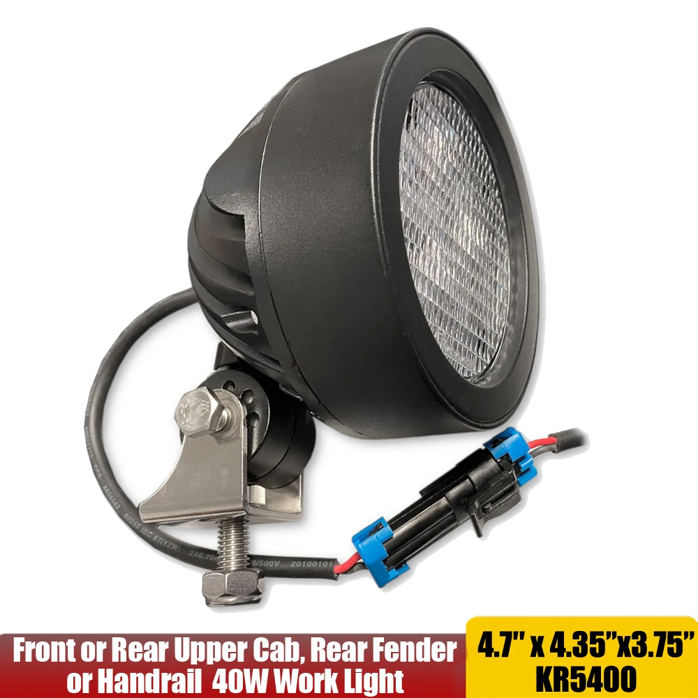 RE219708 Oval 40W Led Work Light For John Deere 7130, 7230, 7330,7180, 7200, 7250, 7280, 7300+ x2Pcs/Lots