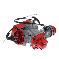 Mototcycle 49cc 2 Stroke Complete Engine  With Air Filter Carburetor For Mini Dirt Bike ATV Quad