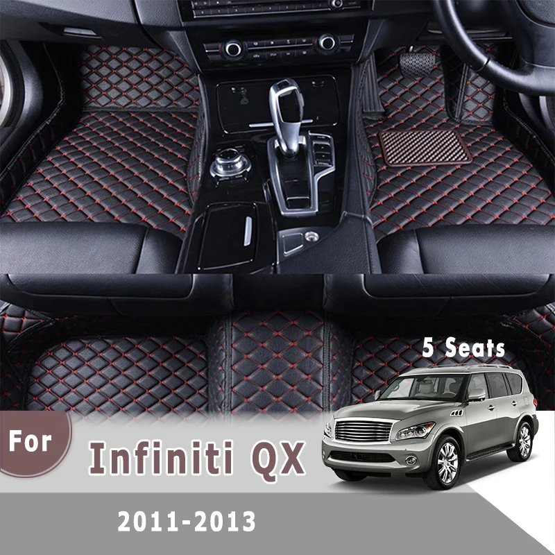 

RHD Carpets For Infiniti QX 2013 2012 2011 Car Floor Mats Custom Covers Automobiles Foot Pads Rugs Floorliners Parts