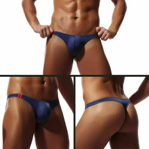 New Hot Sale10 Styles Men\'s Underwear T-Back G-String Briefs Sexy Breathable Tangas Thong Lingerie Fashion Breathless Thong Male