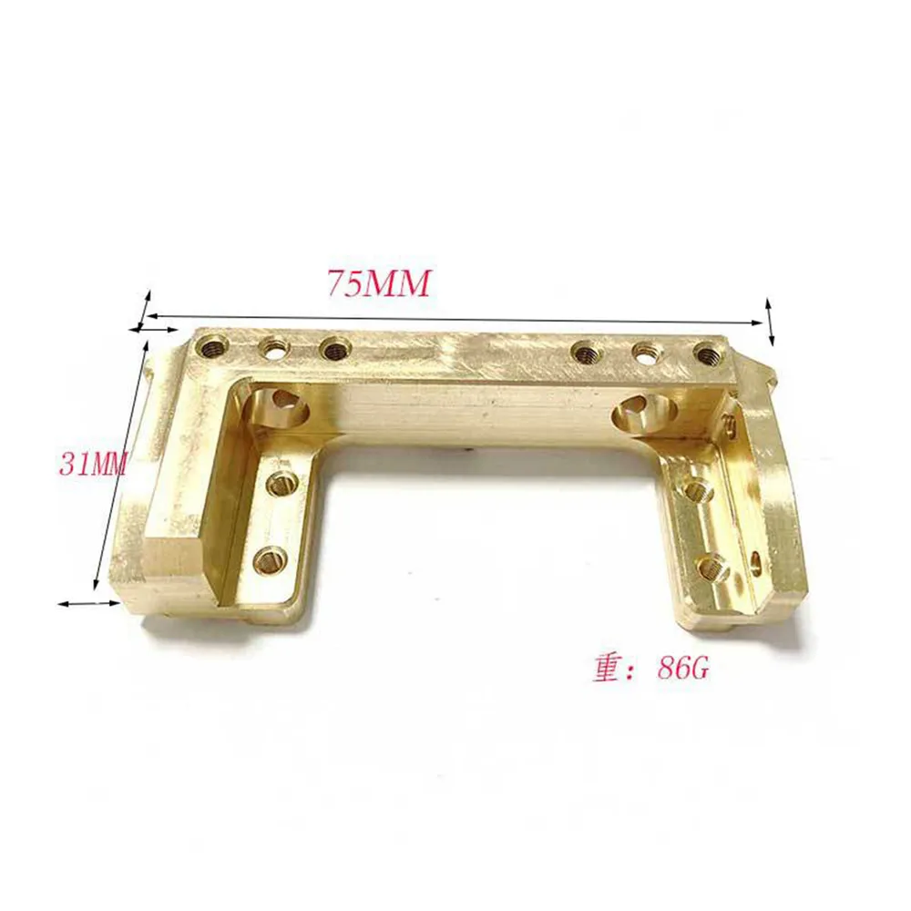 Front Bumper Mount Servo Stand Servo Front Bracket for 1/10 Axial SCX10 II 90046 90047 RC Car Accessories