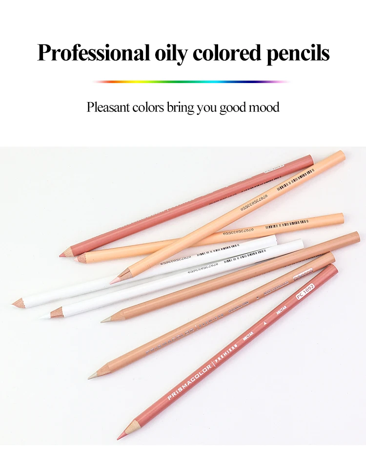 PRISMACOLOR Art Professionelle ölige Buntstifte, einfarbig, Lapis de cor, Zeichnung, Buntstiftzubehör, PC927/938/1092/1093 – Detail 6