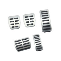 Stainless steel Car pedal Cover For Audi A3 For VW Polo 6N 9N 6R jetta MK4 For Skoda Fabia For Seat Ibiza 6K/6L/6J/Seat Leon