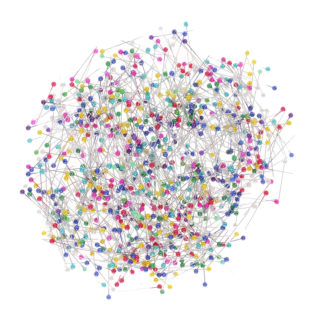 800 sztuk różne kolory głowa perły szpilki do szycia dla krawców krawiectwo ślubne dekoracyjny bukiet